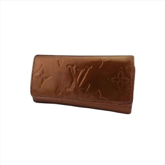 LOUIS VUITTON Key Case Verni Bronze () Patentorza-Authentic USED - Picture 3 of 9